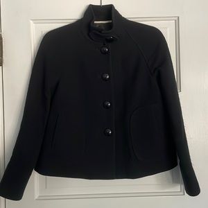 Banana Republic Wool Cropped Swing Coat - Size SP